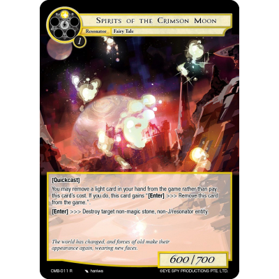 Spirits of the Crimson Moon - Big Orbit Cards Spirits of the Crimson Moon - Big Orbit Cards