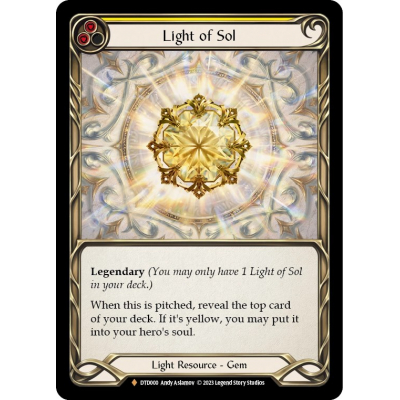 Light of Sol (Rainbow Foil) (1st Edition) - Big Orbit Cards