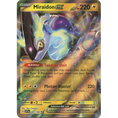 Miraidon ex - Violet ex #106 Pokemon Card