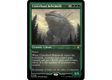 Sell Craterhoof Behemoth (Foil Etched) - Big Orbit Cards