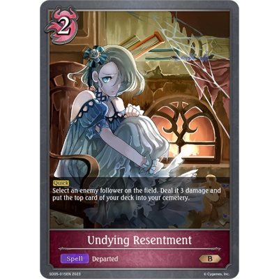 Undying Resentment - Shadowverse: Evolve - Big Orbit Cards Undying Resentment - Shadowverse: Evolve - Big Orbit Cards