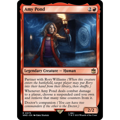 Amy Pond Universes Beyond Doctor Who Big Orbit Cards