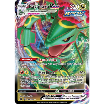 Rayquaza vmax rapid buying strike