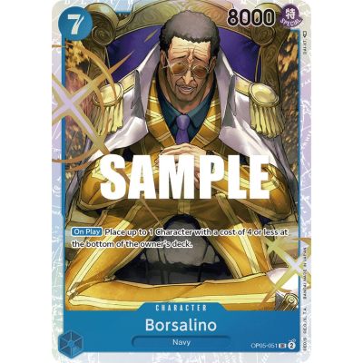 Borsalino Foil One Piece Card Game Big Orbit Cards