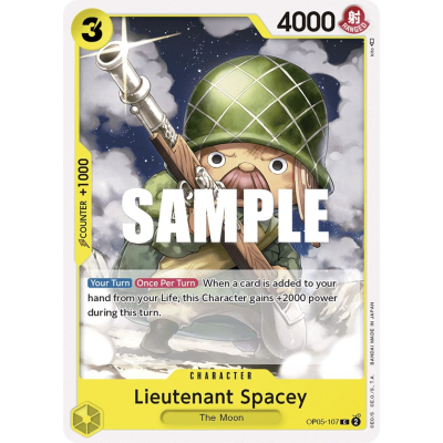 ONE PIECE CARD GAME OP05-107 C Lieutenant Spacey