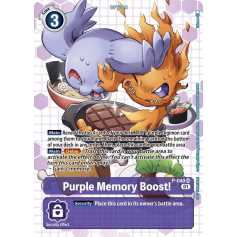Purple Memory Boost! - P-040 (Next Adventure Box Promotion Pack) - Adventure Box - DGM Promos - Digimon Card Game