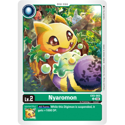 Nyaromon - EX5 - Animal Colosseum - Big Orbit Cards Nyaromon - EX5 - Animal Colosseum - Big Orbit Cards