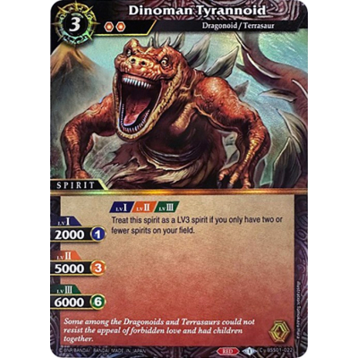 Dinoman Tyrannoid (Foil) (Box Topper) - Big Orbit Cards Dinoman Tyrannoid (Foil) (Box Topper) - Big Orbit Cards