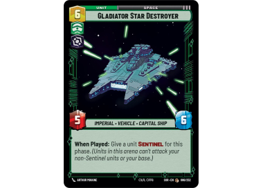 Sell Gladiator Star Destroyer Big Orbit Cards