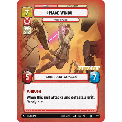 Mace Windu - Party Crasher (Finalist) - Big Orbit Cards Mace Windu - Party Crasher (Finalist) - Big Orbit Cards