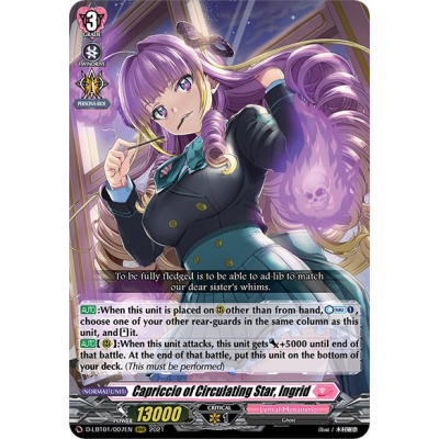 Capriccio of Circulating Star, Ingrid - Big Orbit Cards Capriccio of Circulating Star, Ingrid - Big Orbit Cards