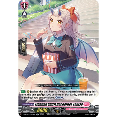 Fighting Spirit Recharge!, Louisa - Big Orbit Cards Fighting Spirit Recharge!, Louisa - Big Orbit Cards
