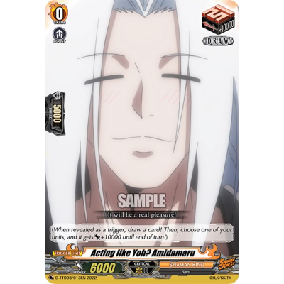Acting like Yoh? Amidamaru - Big Orbit Cards Acting like Yoh? Amidamaru - Big Orbit Cards