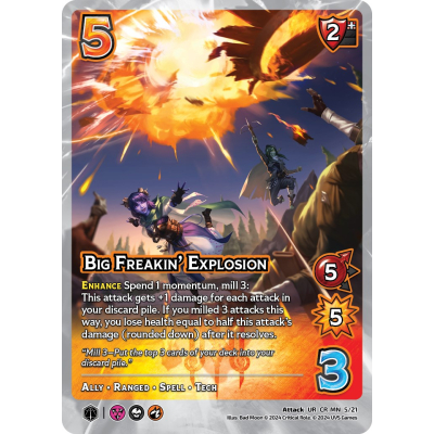 Big Freakin' Explosion (Foil) - UniVersus - Big Orbit Cards Big Freakin' Explosion (Foil) - UniVersus - Big Orbit Cards