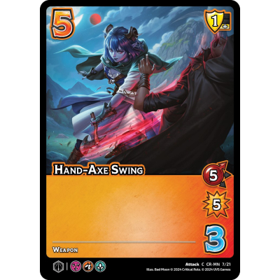Hand-Axe Swing - UniVersus - Big Orbit Cards Hand-Axe Swing - UniVersus - Big Orbit Cards