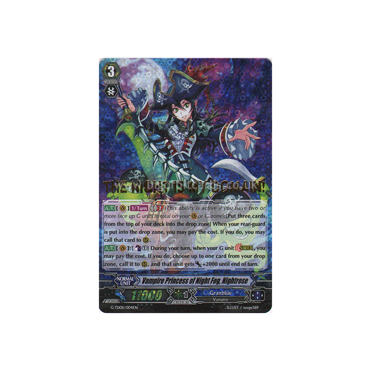 Vampire Princess of Night Fog, Nightrose - Big Orbit Cards Vampire Princess of Night Fog, Nightrose - Big Orbit Cards