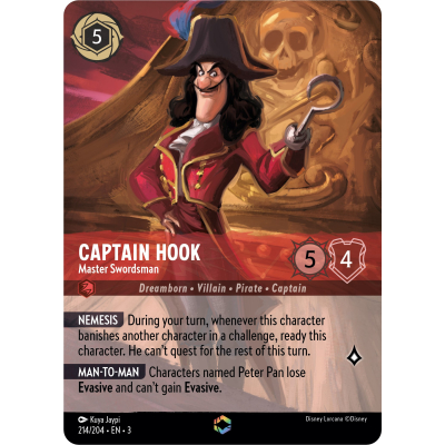 Captain Hook's Rapier - Into the Inklands - Disney Lorcana