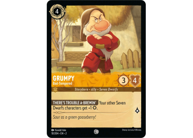 Grumpy - Bad-Tempered (Foil) - Big Orbit Cards