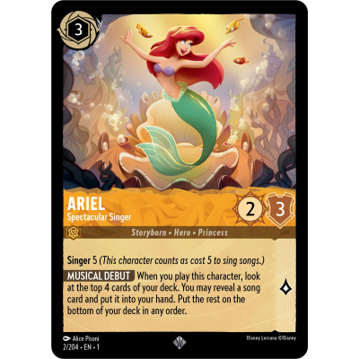 Ariel - Spectacular Singer (Foil) - Big Orbit Cards Ariel - Spectacular Singer (Foil) - Big Orbit Cards