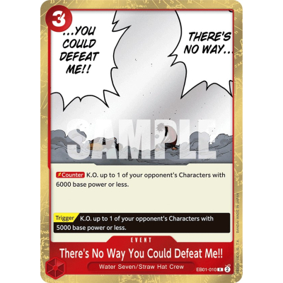 There's No Way You Could Defeat Me!! - Big Orbit Cards There's No Way You Could Defeat Me!! - Big Orbit Cards