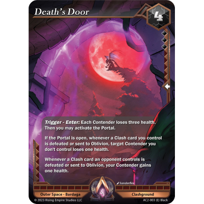 Death's Door (Foil) - Clashgrounds - Big Orbit Cards Death's Door (Foil) - Clashgrounds - Big Orbit Cards