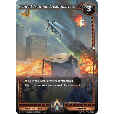 United Nations Headquarters (Foil) - Big Orbit Cards United Nations Headquarters (Foil) - Big Orbit Cards