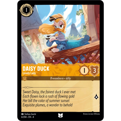 Daisy Duck - Lovely Lady - Ursula's Return - Big Orbit Cards Daisy Duck - Lovely Lady - Ursula's Return - Big Orbit Cards