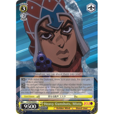 Heavy Gunshots, Mista - Weiss Schwarz - Big Orbit Cards Heavy Gunshots, Mista - Weiss Schwarz - Big Orbit Cards