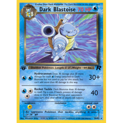 Pokemon top card Blastois