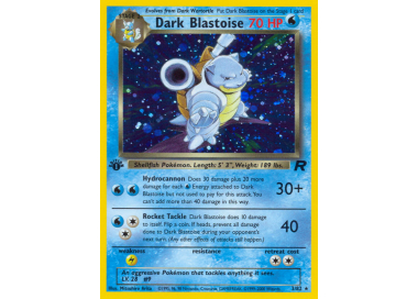 1st edition dark Blastoise good holo