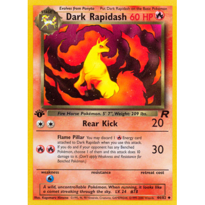 Pokemon team rocket wizards Dark high quality flareon , Dark hypno , dark rapidash and more