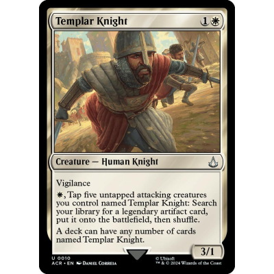 Templar Knight (Foil) - Big Orbit Cards Templar Knight (Foil) - Big Orbit Cards