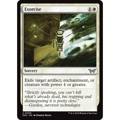 Exorcise (Foil) - Magic the Gathering - Big Orbit Cards Exorcise (Foil) - Magic the Gathering - Big Orbit Cards