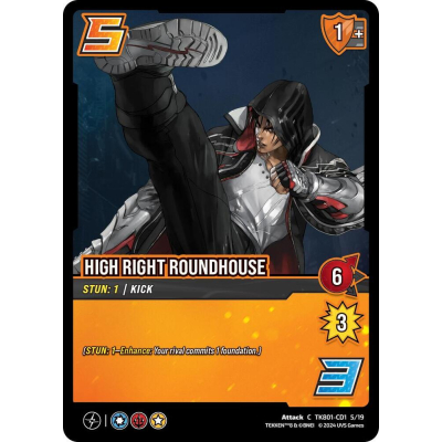 High Right Roundhouse - Jin Kazama - Big Orbit Cards High Right Roundhouse - Jin Kazama - Big Orbit Cards
