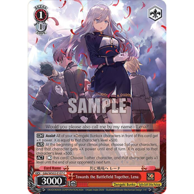 Towards the Battlefield Together, Lena - Big Orbit Cards Towards the Battlefield Together, Lena - Big Orbit Cards