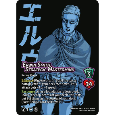Erwin Smith, Strategic Mastermind (Foil) - Big Orbit Cards Erwin Smith, Strategic Mastermind (Foil) - Big Orbit Cards