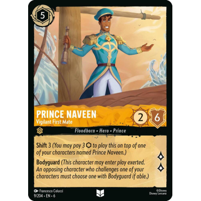 Prince Naveen - Vigilant First Mate - Big Orbit Cards Prince Naveen - Vigilant First Mate - Big Orbit Cards