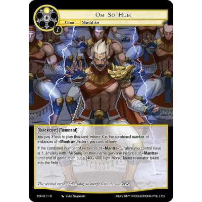 Om So Hum - The Battle at the Sacred Ruins - Big Orbit Cards Om So Hum - The Battle at the Sacred Ruins - Big Orbit Cards