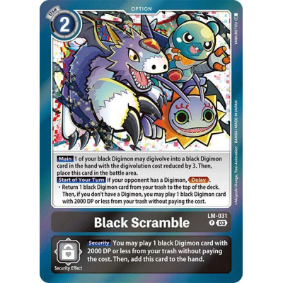 Black Scramble - Special Limited Set - Big Orbit Cards Black Scramble - Special Limited Set - Big Orbit Cards