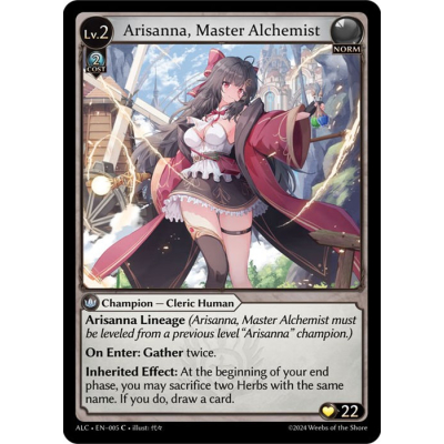 Arisanna, Master Alchemist (Foil) - Big Orbit Cards Arisanna, Master Alchemist (Foil) - Big Orbit Cards