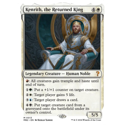 Kenrith, the Returned King (White Border) - Big Orbit Cards Kenrith, the Returned King (White Border) - Big Orbit Cards