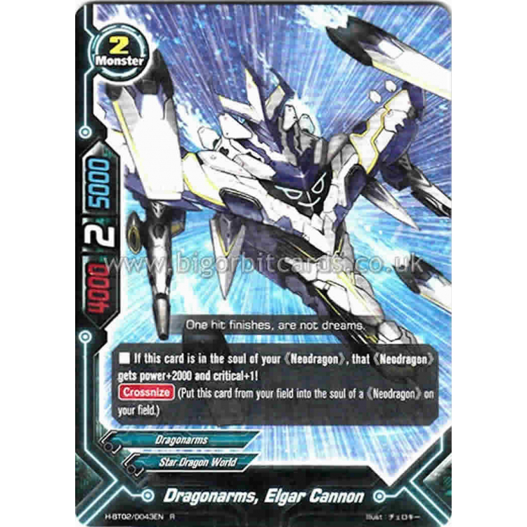 Dragonarms, Elgar Cannon (Foil) - Big Orbit Cards Dragonarms, Elgar Cannon (Foil) - Big Orbit Cards