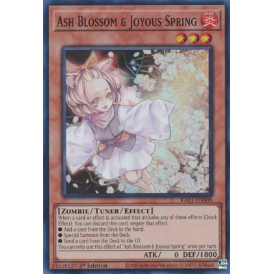 Ash Blossom & Joyous Spring - Common (1st - Big Orbit Cards Ash Blossom & Joyous Spring - Common (1st - Big Orbit Cards