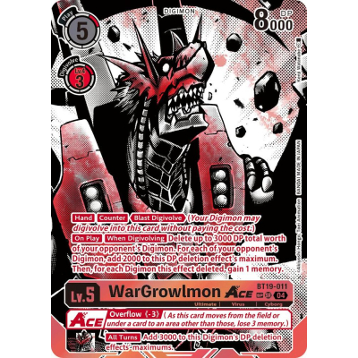 WarGrowlmon ACE (Textured) - Big Orbit Cards WarGrowlmon ACE (Textured) - Big Orbit Cards