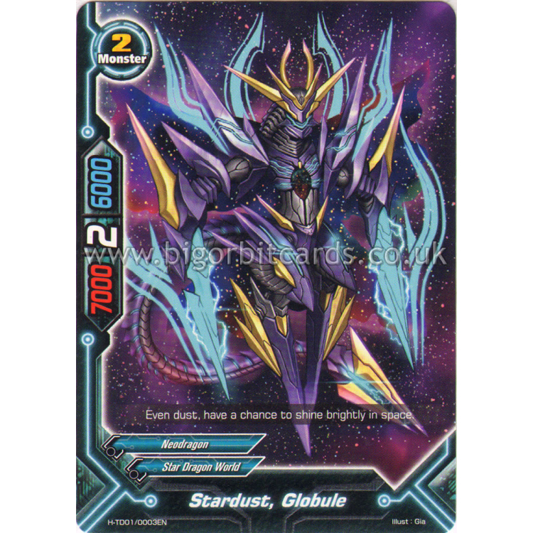 Stardust, Globule - H-TD01 Dragonic Star - Big Orbit Cards Stardust, Globule - H-TD01 Dragonic Star - Big Orbit Cards
