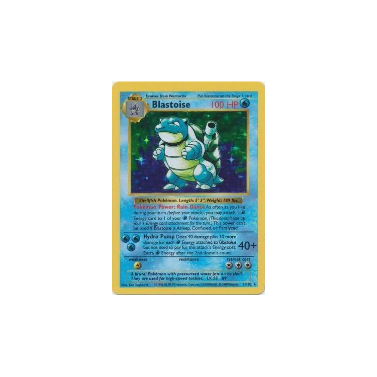 2024 Pokemon Blastoise shadowless