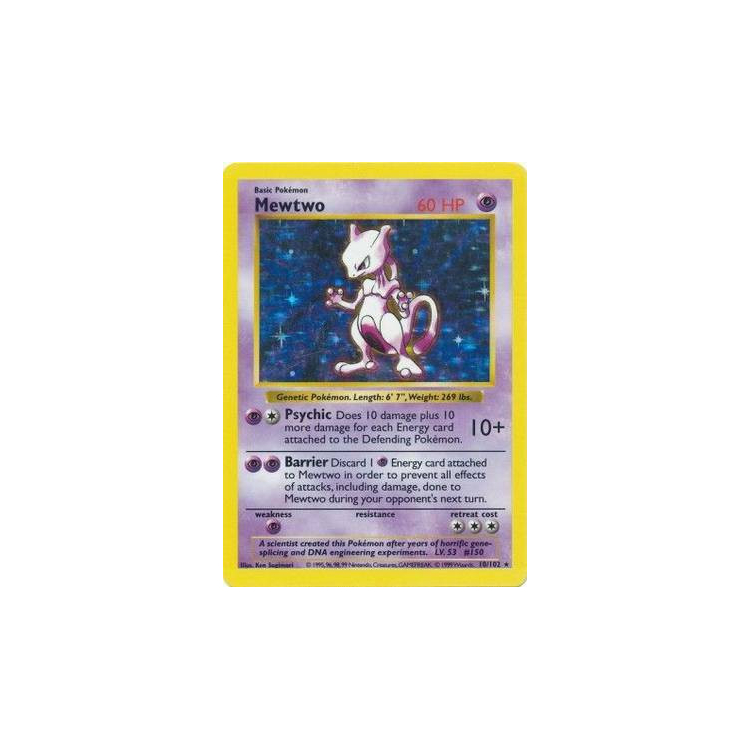 Pokemon deals Mewtwo Shadowless