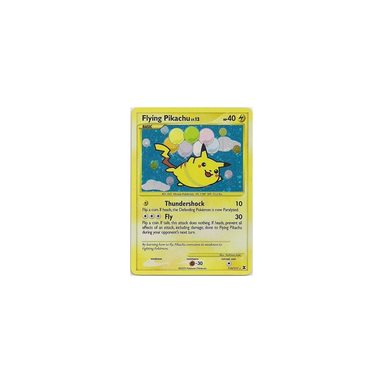 Flying pikachu deals card