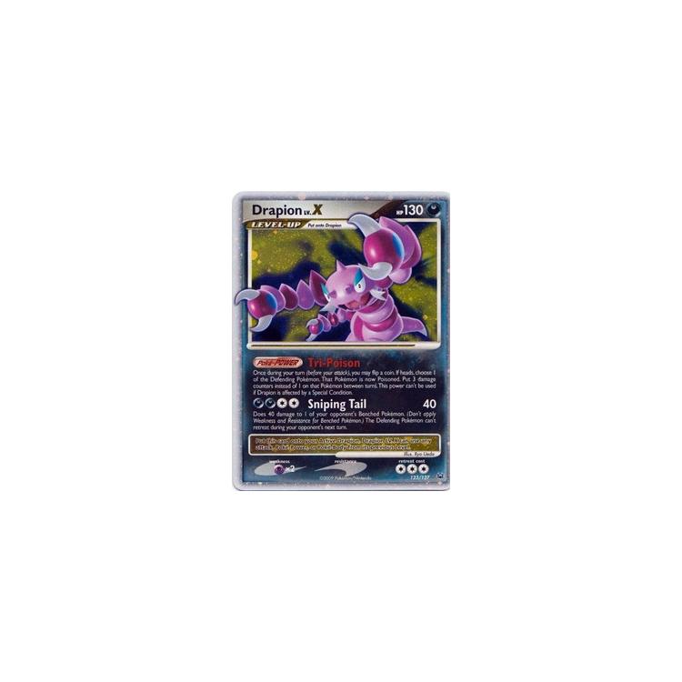 Pokemon - Drapion LV.X (123) - Platinum - Holo