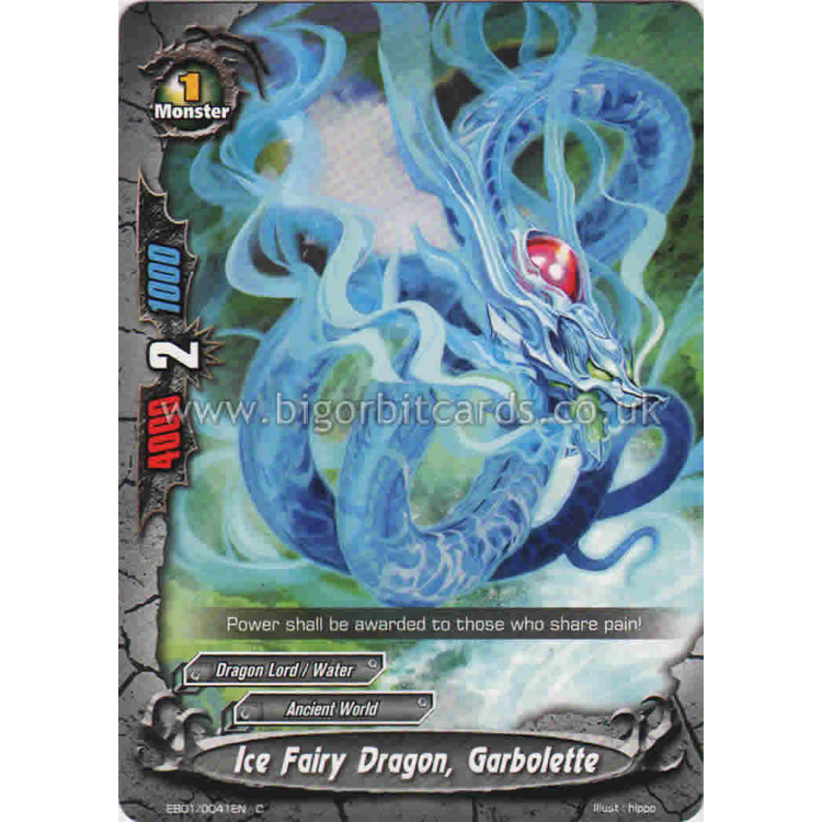 Ice Fairy Dragon, Garbolette - Big Orbit Cards Ice Fairy Dragon, Garbolette - Big Orbit Cards